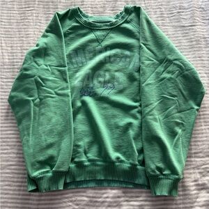 American Eagle Green Crewneck